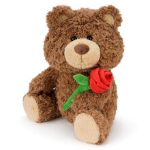 Peluche de oso rosa, muñeco romántico para abrazar, 28 cm