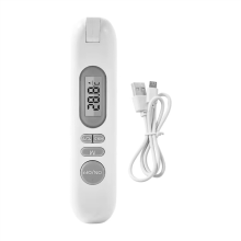 Cyfrowy termometr z sondą ze stali nierdzewnej, LCD, ładowanie USB