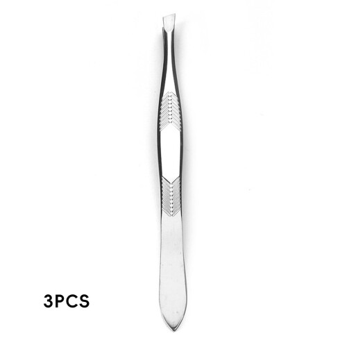 Pinzas de precisión para extensiones de pestañas (3 unidades)