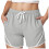 Women's Cotton Shorts High Waist Drawstring Summer 1