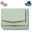 Portafoglio mini da donna con portamonete, verde chiaro. 1