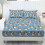 Dog Paw Blue Sheet Set Full Size 3 Pcs 1