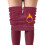 Calças legging térmicas femininas com pés, opacas e justas. 2