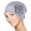 Unisex-Chemomütze mit 3D-Blumenmuster (1 Stück) 1