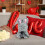 Valentine's Day Simulation Rose Bunny Foam Plush Toy with 4