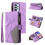 Purple PU Leather Folio Case for Samsung Galaxy A23 5G with 1