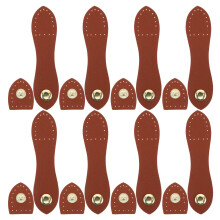Sew-On Snaps Brown 8 Pieces Bag Hardware