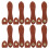 Sew-On Snaps Brown 8 Pieces Bag Hardware 1