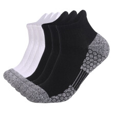 Chaussettes de randonnée pour femmes, semelle éponge épaisse, lot de 6, style militaire