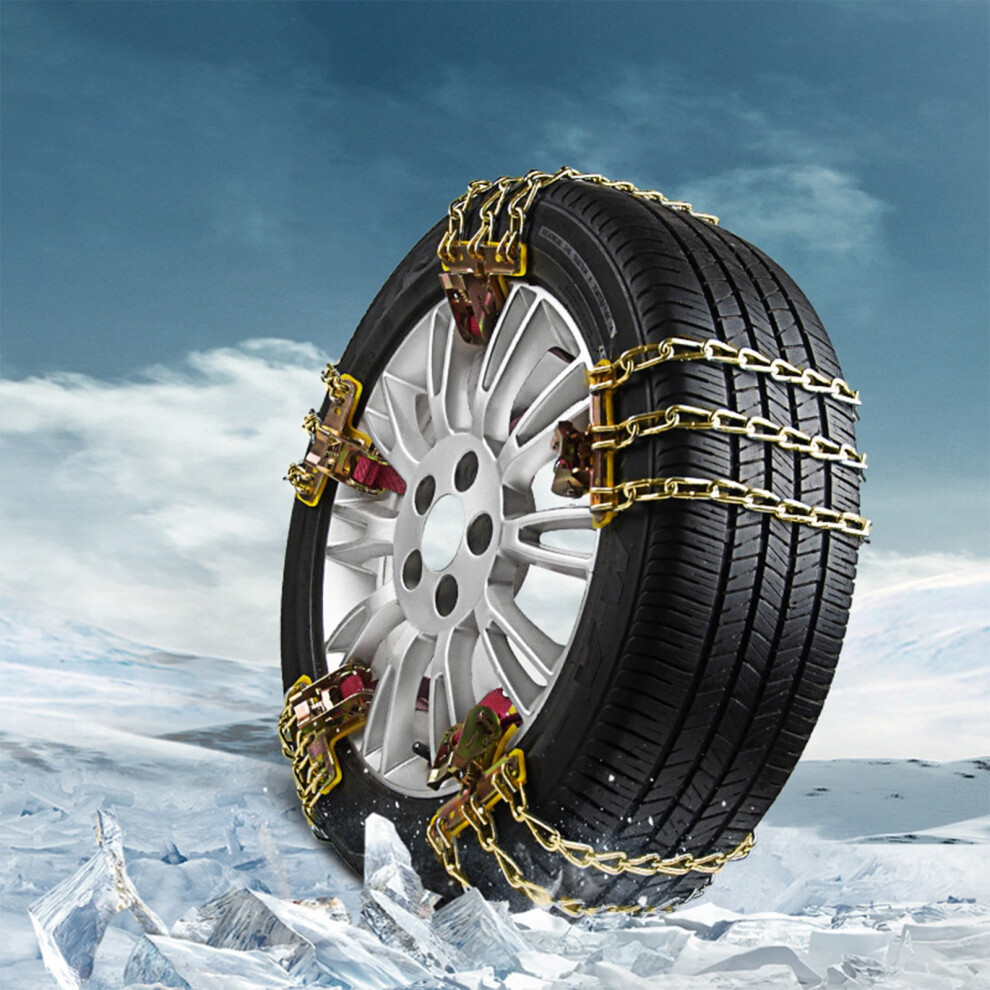 Snow Tire Chains For Cars Suvs And Trucks Adjustable 9087558888688