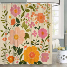 Roze vlinder douchegordijn 60x72 inch