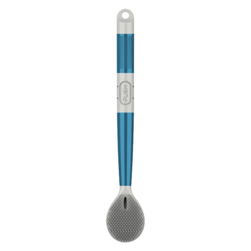Toilet Brush Blue Ergonomic Long Handle 360 Reach 1