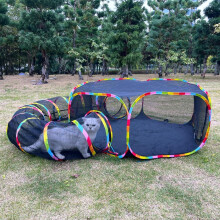 Outdoor Portable Mesh Playpen Tent for Small Pets