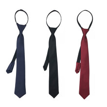 Kids Tie Solid Color Zipper 38cm 3PCS