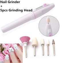 Kit profesional de taladro eléctrico para uñas con 5 brocas