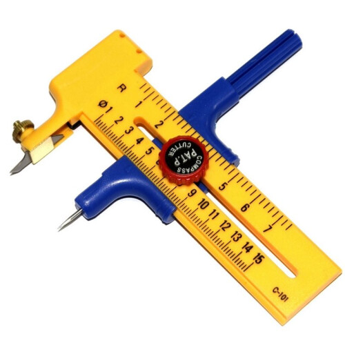 3X Compass Circle Cutter Circular Cutting Tool Adjustable Compass Circle Cutter Cortador Circular Circle Cutter 1