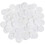 Hvide 2-huls runde knapper 25x3mm 80 stk 1