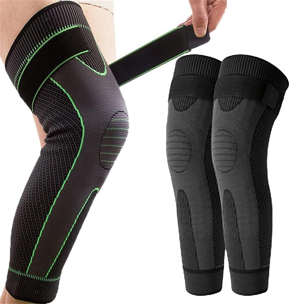 Tourmaline acupressure self-heating knee sleeve 1 pair
