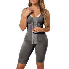 Body modellante con chiusura frontale, copertura completa