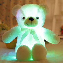 Oreiller lumineux en peluche avec veilleuse LED (1 pièce)
