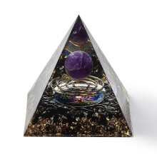 Gineadóir Fuinnimh Pirimid Orgonite Aimitis 60x60x59mm2 phíosa