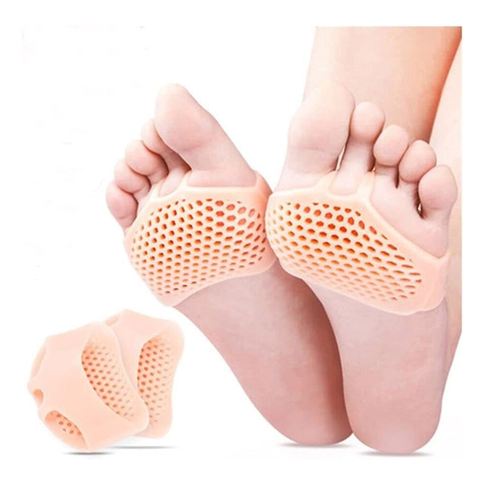 Arch support insoles beige 2 pair metatarsal pads