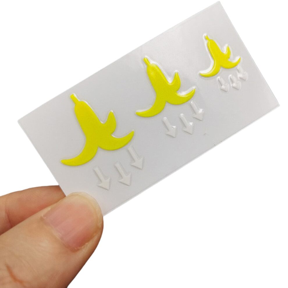 Automotive Interior Stickers Banana Design 10 Pcs 939152577651