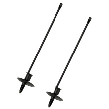 Apliques de pared modernos de hierro, juego de 2 portavelas