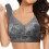 Damen Push-up-Sport-BH Grau L 2