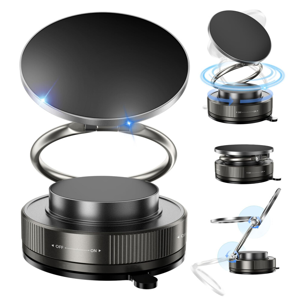 Magsafe Car Phone Holder With Vacuum Suction And 360 939152591299
