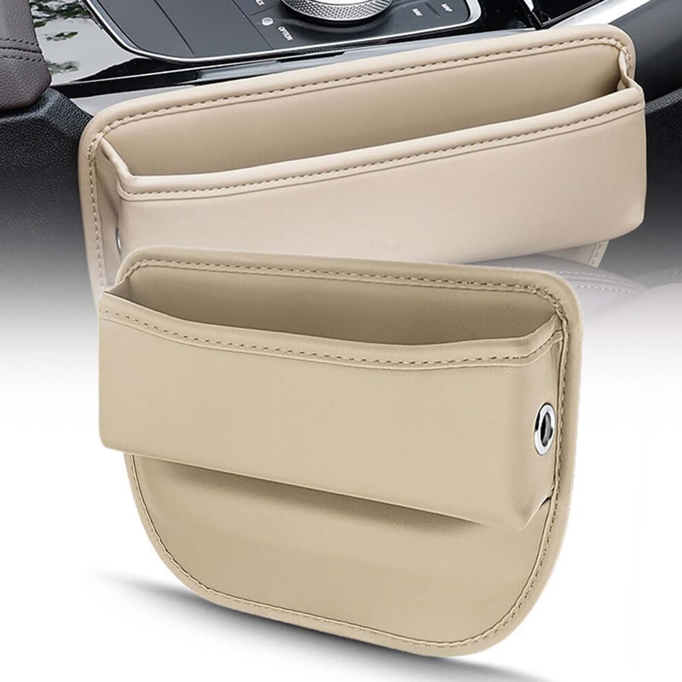 Car Seat Gap Filler Organizer Pu Leather Adjustable Storage 9362892825149