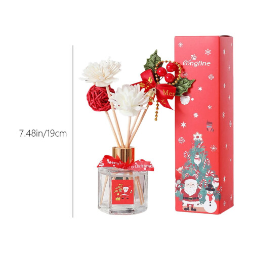 Aromatherapy Diffuser Set Glass Holiday Fragrance 50ml 2