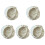Sourdough Bread Proofing Basket Liners Round Cloth 5-Pack 1