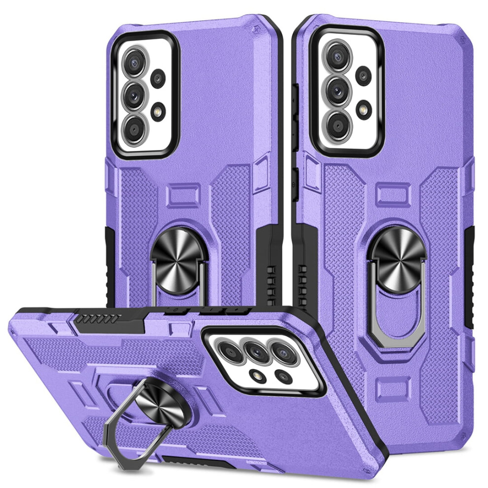 Rugged Defender Case For Samsung Galaxy A52 5G 6.5 Purple 9336866134964