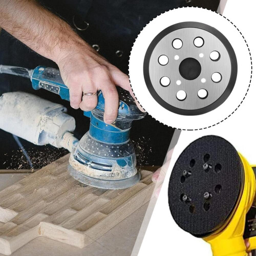 5 Inch 8-Hole Orbital Sander Pads Hook and Loop Aluminum 1