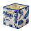Collapsible Fabric Storage Cube Blue Toy Box 1 Pack 2