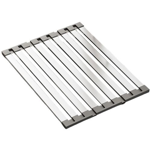 Stainless Steel Sink Drain Rack Foldable 35x32.5x2cm 1
