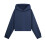 Kids Solid Color Pullover Hoodie Cotton Sweatshirt Navy 1