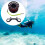 Scuba Diving Reel Gray with Double-Ended Bolt Snap 1pc 8