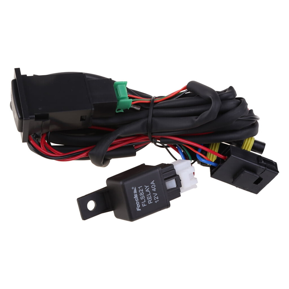 Fog Wiring Harness Dc12v 40A Universal Light 974856948314