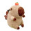 Plush Capybara Backpack Khaki Lightweight Casual 5