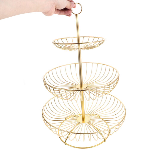 Fruit Storage Basket Iron with Air Circulation 1 Pack 1