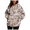Women's Camo Hoodie Maple Leaf Print Oversized Sweatshirt 1