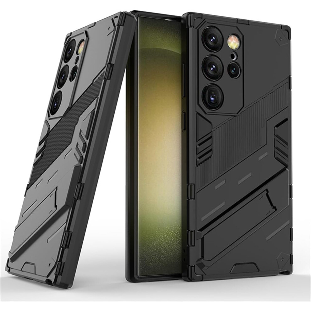 Galaxy S25 Ultra Military Dual-Layer Case With Kickstand 902370174711