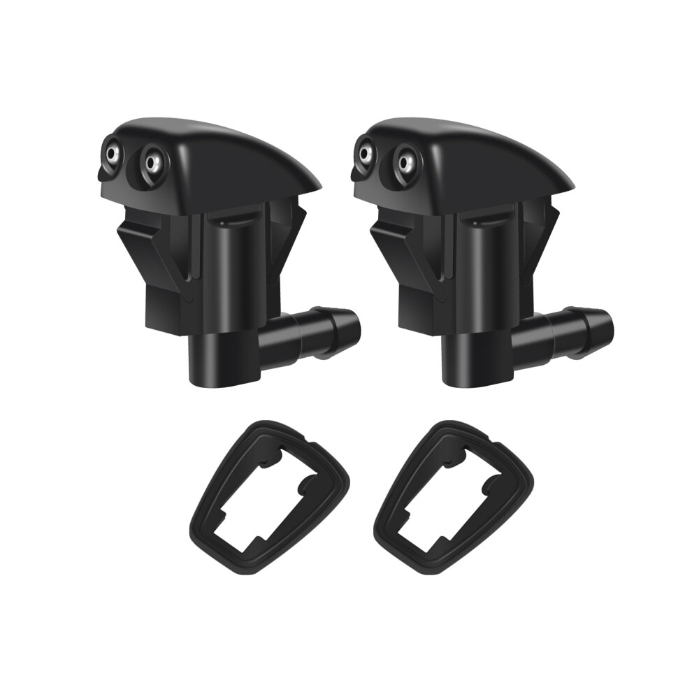 Front Windshield Wiper Nozzles For Toyota Avalon Prius Black 9362892774140