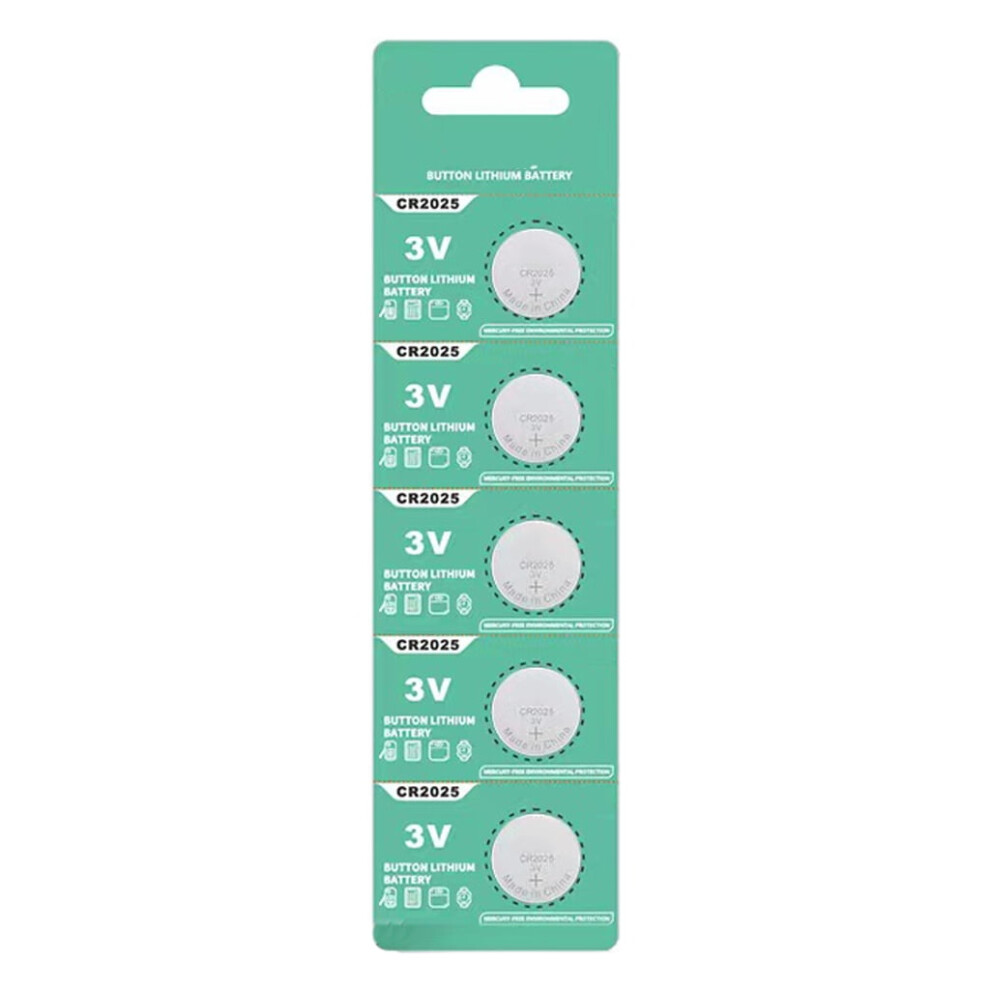 Cr2025 Lithium Coin Battery 3V Non-Rechargeable 974856939237