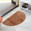 Halfronde badkamermat, waterabsorberend, antislip 5