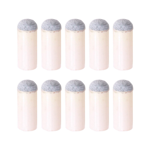 Billiards Cue Tips Replacement Slip-On 10pcs 10/11/13mm