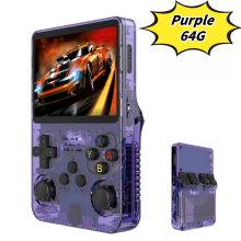 R36SMax handheld game console 4.0-inch 3D screen 128GB black