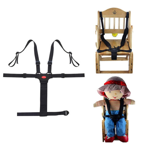 Baby stroller 5-point harness seat belt strap 1